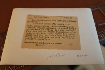 Preview: Pressefoto 17,5x12,5  Oberfeldwebel Otto Meyer - Kampfgeschwader im Osten